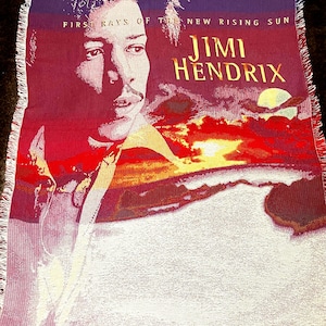 Jimi Hendrix Throw - Etsy