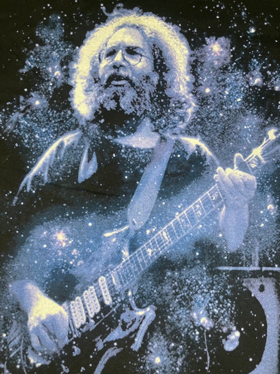 LIQUID BLUE Jerry Garcia Tシャツ　グレイトフルデッド Liquid Blue Jerry Garcia Jerry Painted,Multicolor,Small | Amazon.com
