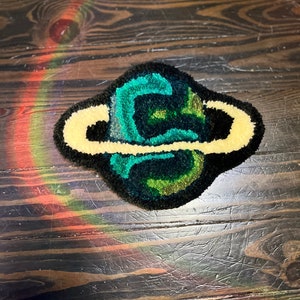 Tufted Planet Wall Hanging. Home Decor