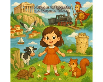 The Storybook of Greek Cities (Greek children&#39;s book) 10 Stories, 10 Greek Cities, 100+ pages