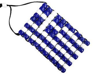 Car Mirror Greek Beads Flag, Greece Flag Decoration