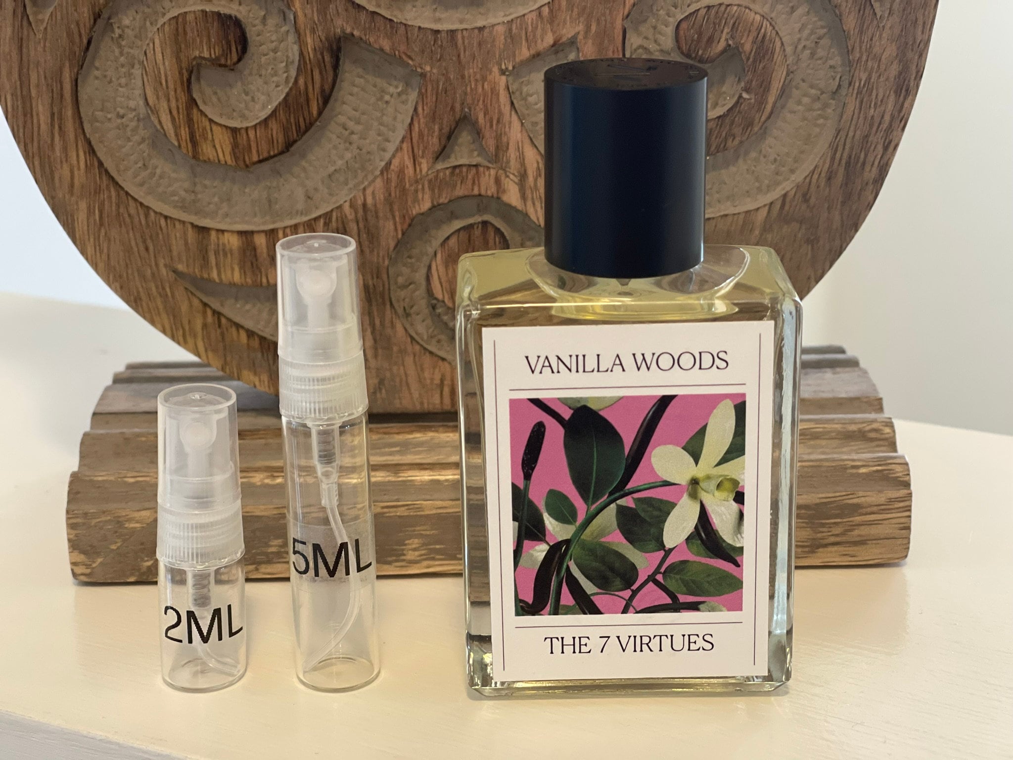 The 7 Virtues Vanilla Woods Eau De Parfum Glass Atomizer - Etsy