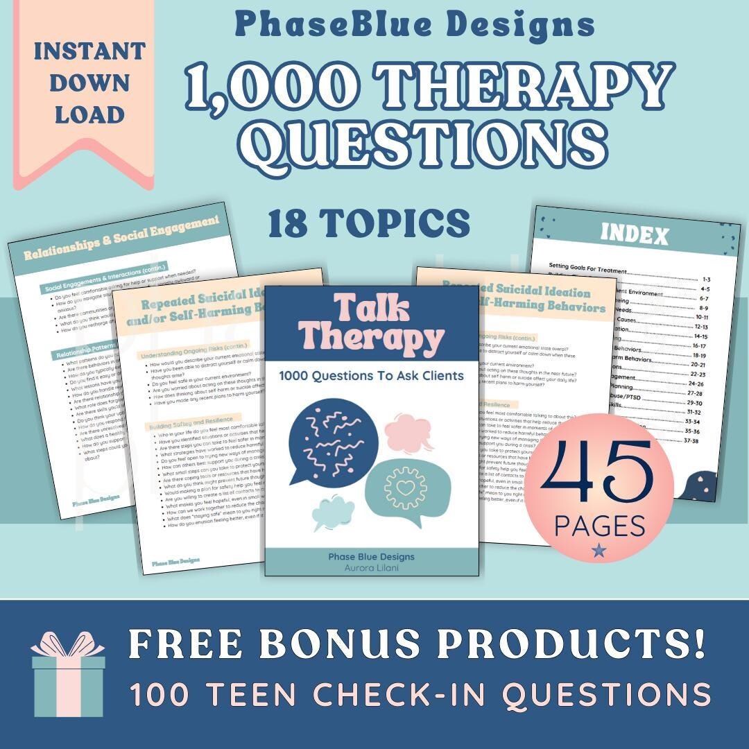 Therapy Counseling Session Questions Interventions Therapist Tools DBT ...
