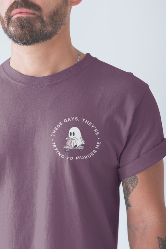 Jennifer Coolidge Ghost T-shirt for Gay Funny Halloween Tshirt Funny Gay T Shirt for Halloween Ghost Tee for Fall Shirt Gay Gift for Him