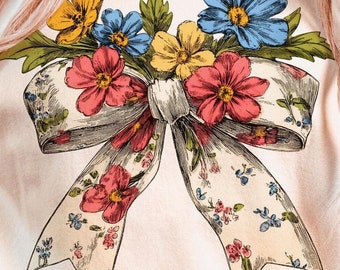 Frühling Blumen Bogen PNG Frühling Kokette Blumen Gänseblümchen Wildblumen Mädchen PNG Design für Hemden Digital Download