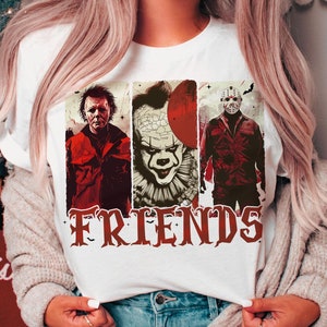 Halloween Horror Characters Png, Friends Horror Characters Png, Happy Halloween Gift Png, Horror Movie Killers, Scary Png, Friend Horror Png