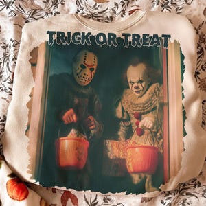 Postacie z horroru na Halloween Png, Cukierek albo psikus Png, 2025 Halloween png, Horror Film Halloween Sublimacja, Straszny Film Png, Horror Png