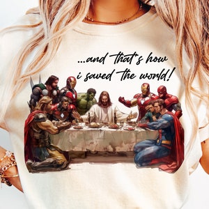 Und so habe ich die Welt gerettet Jesus Superhelden Png, Christlichen Png, Jesus Png,Beliebte Png,Christliche Png,Ostern Shirt,Religion Helden Lustig