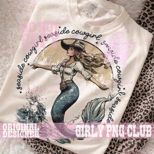 Camisa de verano estilo vaquera retro junto al mar, PNG, camisa western de verano, camisa vintage de verano estilo preppy para chicas, PNG, verano en Smaltown imagen 1