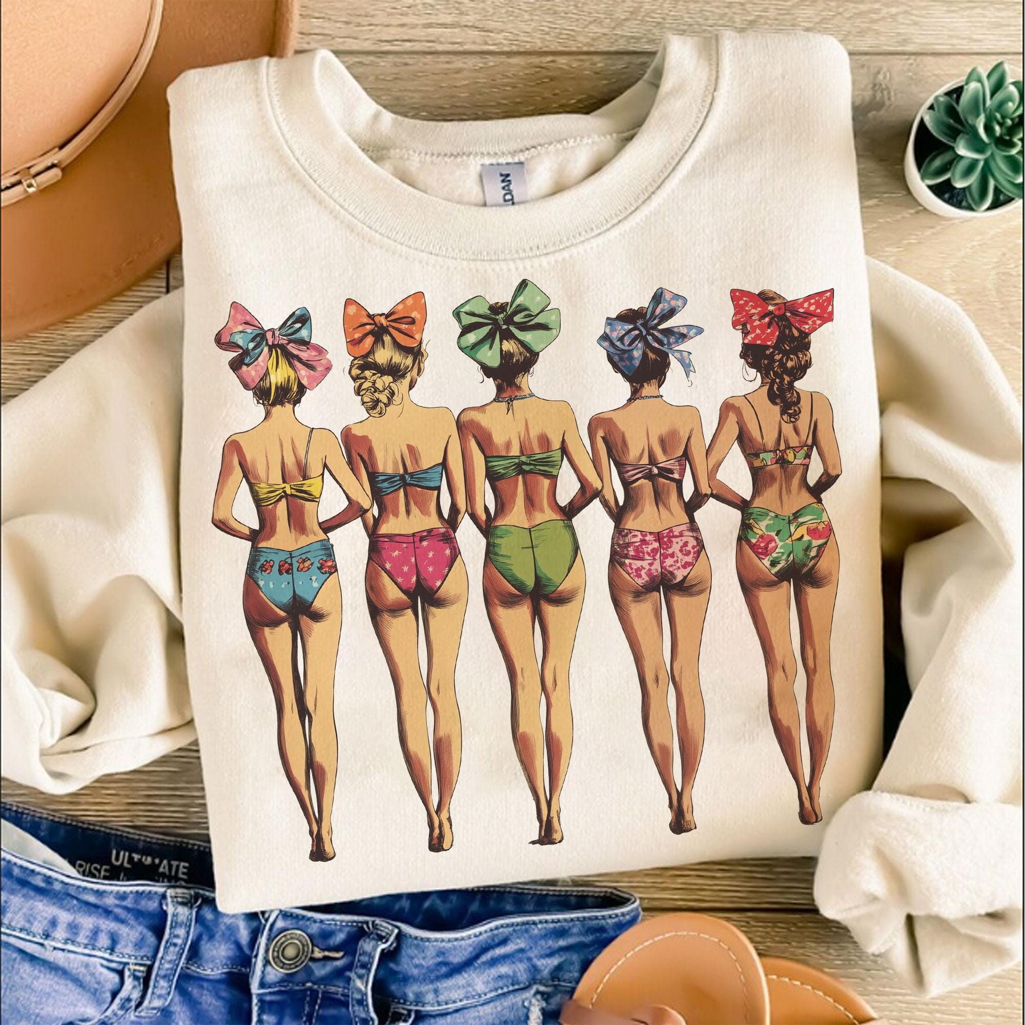 トップス BIKINI Vintage Tee 207945720-1-orangeprint?$