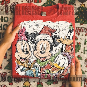Christmas Mouse and Friends Png, Merry Christmas Png, Christmas Mouse Png, Cartoon Movie Png, Christmas Png