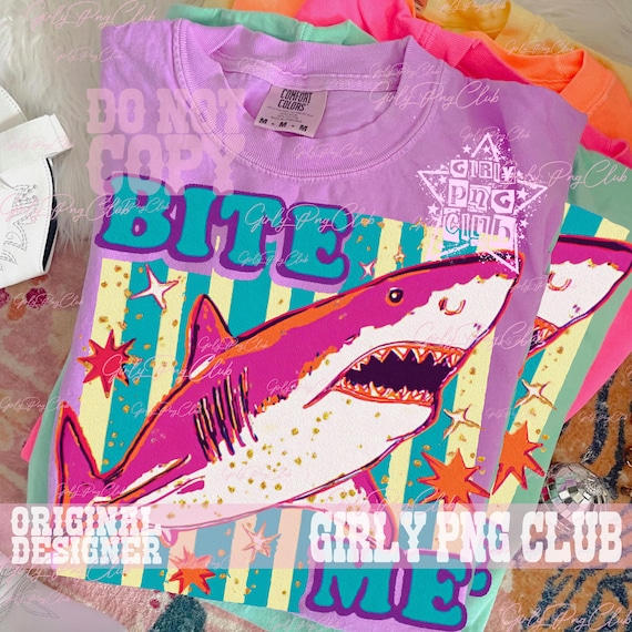 Bite Me Shark PNG, Funny Summer Beach Cruise Design (Digital Download)