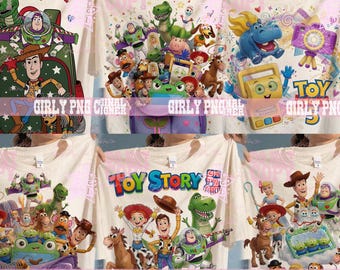 New Toy Story 5 PNG Bundle,Buzz Lightyear,Woody Jessie PNG,Alphabet, Toy Story Birthday Shirt Design, Toy Story Clipart-Instant Download