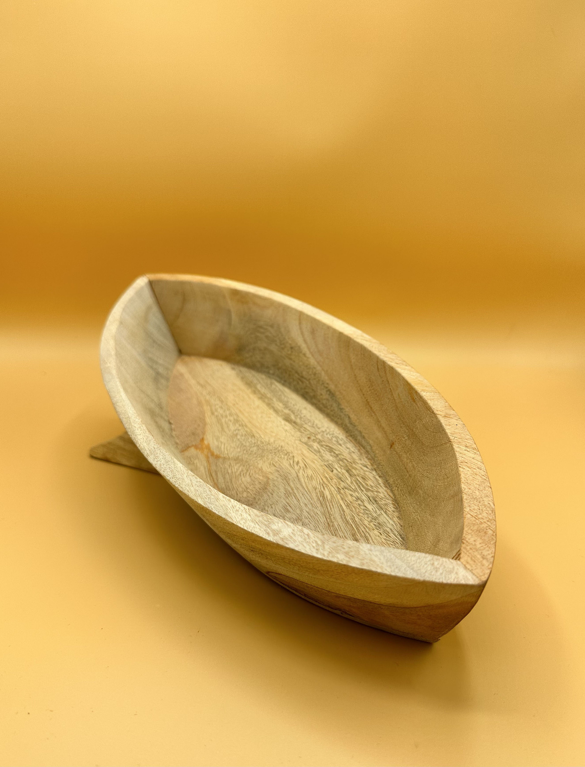 Multipurpose Tropical Wooden Boat Shaped Tray Etsy