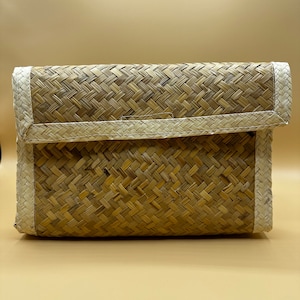 Beautiful Handwoven Palm Leaf Clutch