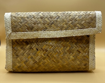 Beautiful Handwoven Palm Leaf Clutch