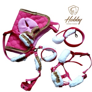 Halter, blanket, fly hat for Hobby horses