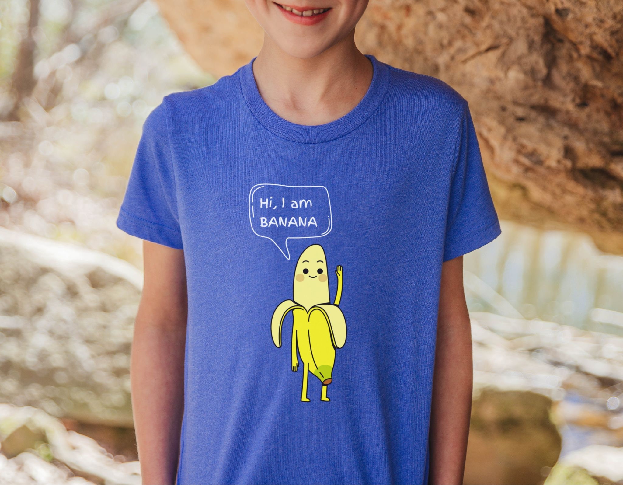Banana Shirt Funny Etsy T Shirt Kids Banana Youth Bananas Random Tshirt - Top Kids Tee Quote Silly Saying