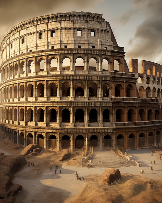 Roman Coliseum Digital Print