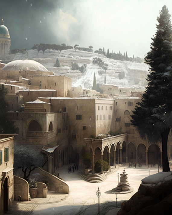 Custom Biblical Jerusalem Art