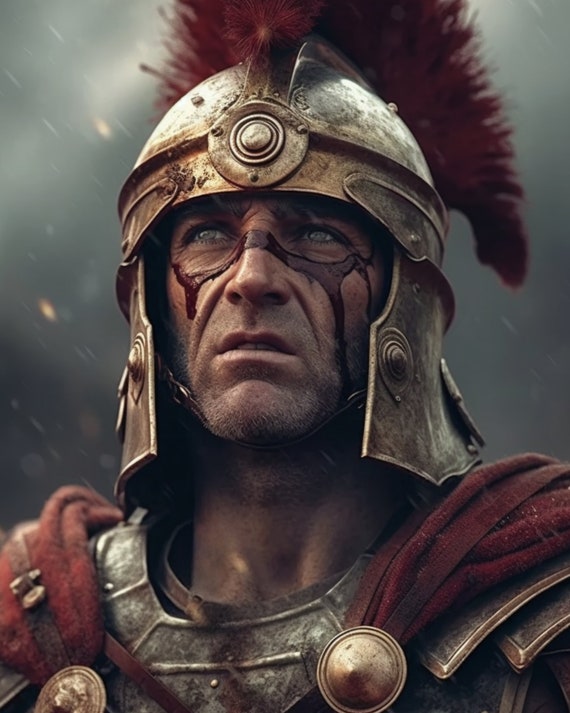 Roman Soldier Digital Print