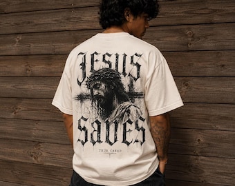 Jesus Shirt, Heavyweight Comfort Colors Tee Christian Streetwear