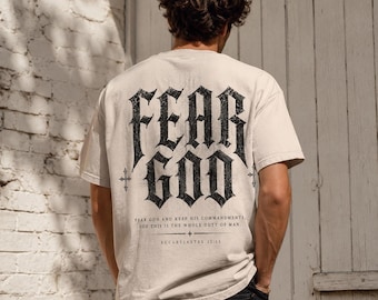 Fear God Heavyweight Cotton Christian T-Shirt, Garment-Dyed Comfort Colors®