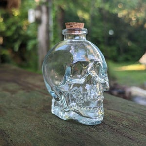 Small Skull Potion Bottle