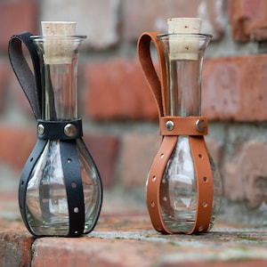 Tall Potion Bottle with Leather Holster