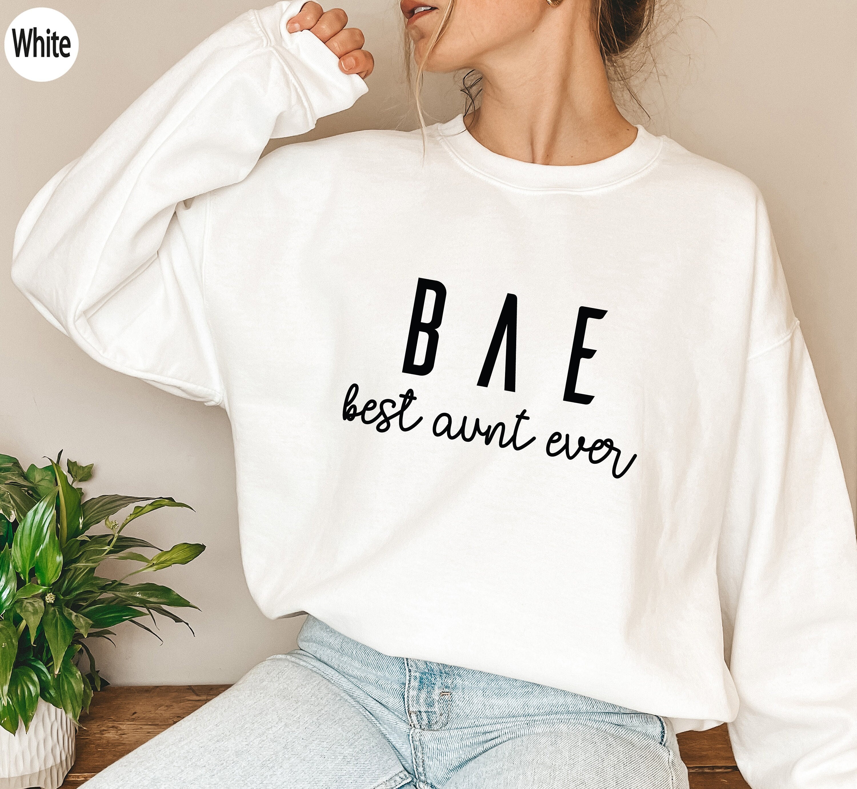 BAE Best Aunt Ever Sweatshirt Mothers Day Gifts for Auntie - Etsy
