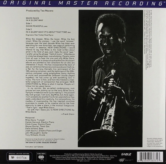 Miles Davis In A Silent Way Vinyl