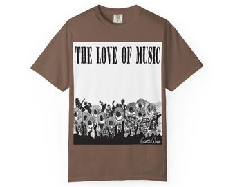 Scott West's The Love of Music Unisex T-Shirt, Music Lover Gift, Concert Tee, Unisex Music Shirt, Soft Cotton Tee for Festivals