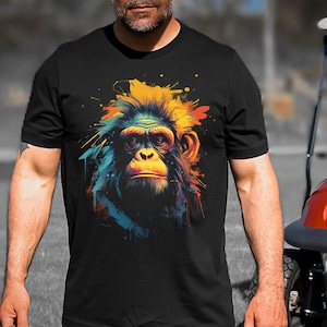Bonobo Shirt, Monkey Gift, Monkey Lover Shirt, Jungle Animal Shirt, Cute Monkey, Animal Lover Tee, Nature Lover Shirt, Funny Monkey, Bonobo
