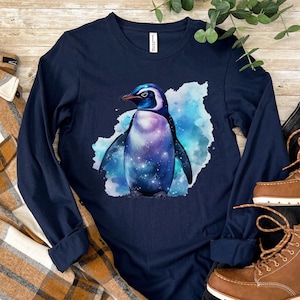 Penguin Sweatshirt, Arctic Animal Sweaters, Wildlife, Penguin Hoodie, Cute Penguin Sweatshirt, Penguin Lover, Penguin Gifts, Xmas Jumpers