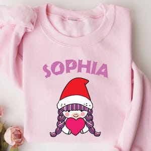 Custom Christmas Unicorn Sweatshirt: Personalized Name Shirt