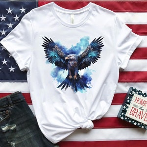 Eagle Shirt, Celestial Eagle, American Eagle Shirt, Eagle Lover Shirt, Eagle Fans Gift, USA Eagle Shirt, Patriotic Shirt, 4th of July Shirt