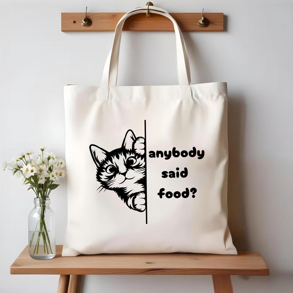 Cute Gift For Her,Cute Cats Tote Bag,Cat Lover Gifts,Cat Tote Bags,Tote Bag With Cats,Funny Cats Tote Bag,Cat Mom Tote Bag Livingmall