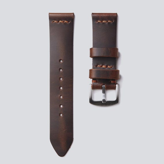 Antique Brown Handmade Leather Strap