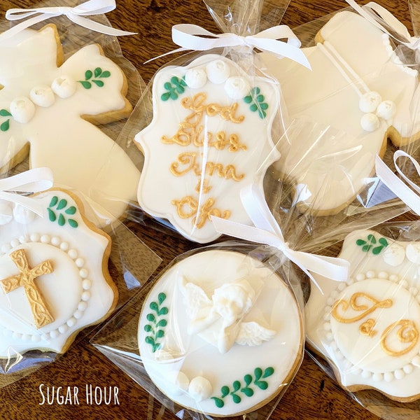 Baptism Cookies Etsy