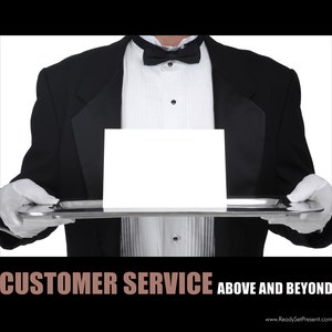 Customer Service Motivational Poster
