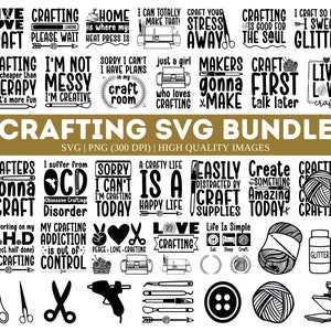 Créations groupées SVG PNG | Créations SVG | Svg artisans | Créations Svg de chemise | Svg de citation d'artisanat | Enseigne d'artisanat Svg|Outils Svg| Fabrication de tasses à café