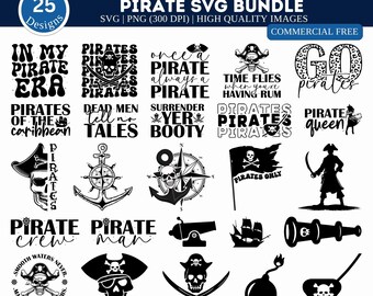 Pirate SVG Bundle, Pirate SVG, Pirate Map Svg, Skull Svg, Crossbones Svg, Boat Svg, Pirate Ship Svg, Skull Ship Svg, Pirate Cut Files