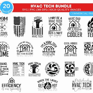 HVAC Svg Bundle, HVAC Png Bundle, HVAC Tech Svg Bundle, Hvac Technician Svg, Hvac Quotes Svg, Hvac Cricut Svg, Hvac Tech Shirt Svg