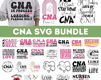 CNA SVG Bundle| Nurse Svg| Nursing Svg| Nurse Life Svg| Medical Svg| Cna Life| Nursing Assistant Shirt Svg| cna Svg