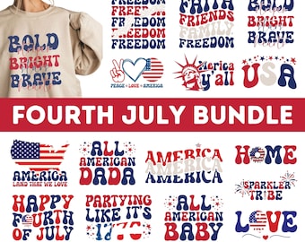 4th of July SVG Bundle| July 4th svg| Fourth of July svg| America svg| USA Flag svg| Independence Day Svg| American Lad Of The Free