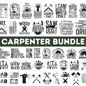 Carpenter SVG PNG Bundle| Carpentry svg Bundle| Tool Svg| Mechanic Svg| Tools Svg| Lumberjack Svg| Handyman Svg| Screwdriver svg| Wrench svg