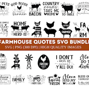 Farmhouse Quotes SVG Bundle, Farmhouse Sign Making SVG Bundle, Farmhouse sign svg, kitchen svg, Farmhouse bathroom svg, windmill svg