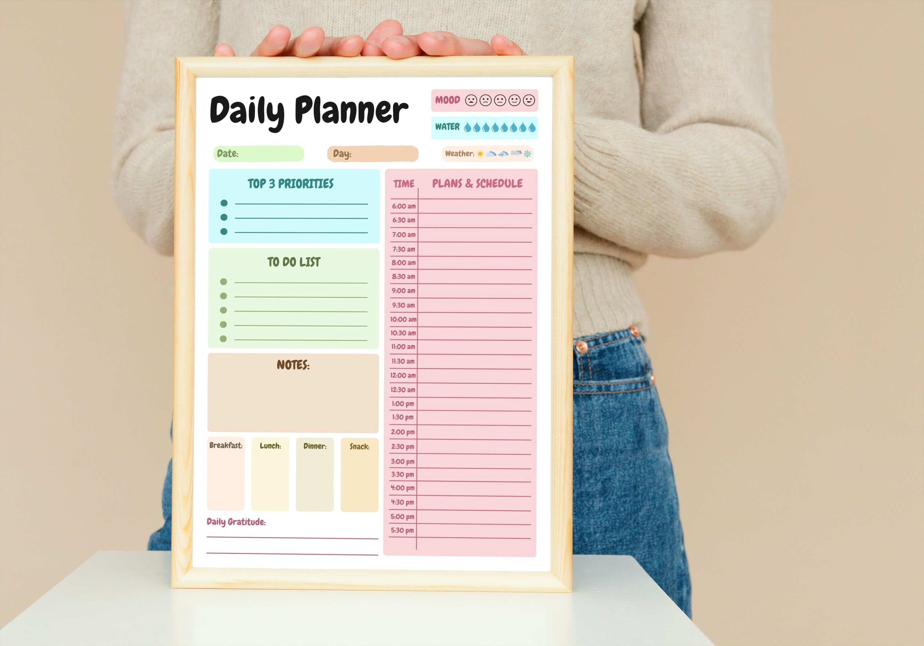 Printable Kids Planner Daily Routines Schedule, Daily to Do Checklist ...