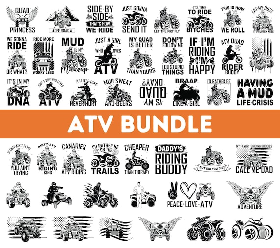 ATV SVG PNG Bundle| Atv Ride svg| Atv Owner Svg| Quad Svg| Atv Lover Shirt Sublimation| Atv Cut File