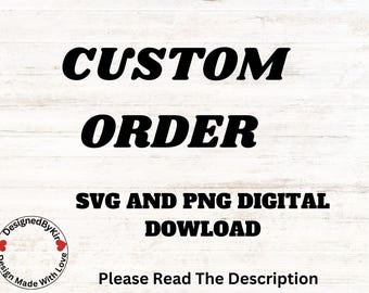 Ordine personalizzato per design a sublimazione SVG PNG Design Clipart stampabile personalizzato per magliette, tazze, regali, piccole imprese e progetti fai da te